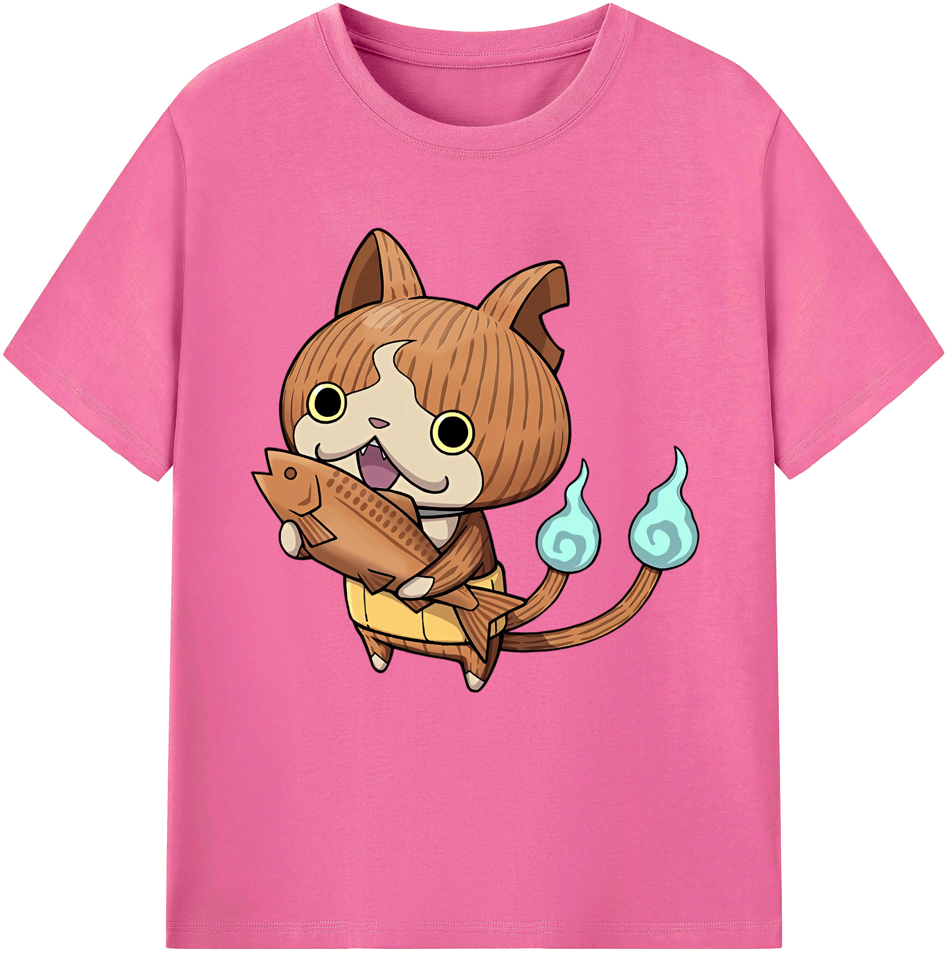 （画像用） 妖怪ウォッチ Yo-kai Watch レディースカジュアルプリントTシャツ（綿100％）